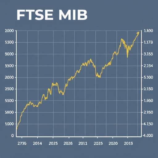Grafico dell'andamento del FTSE MIB